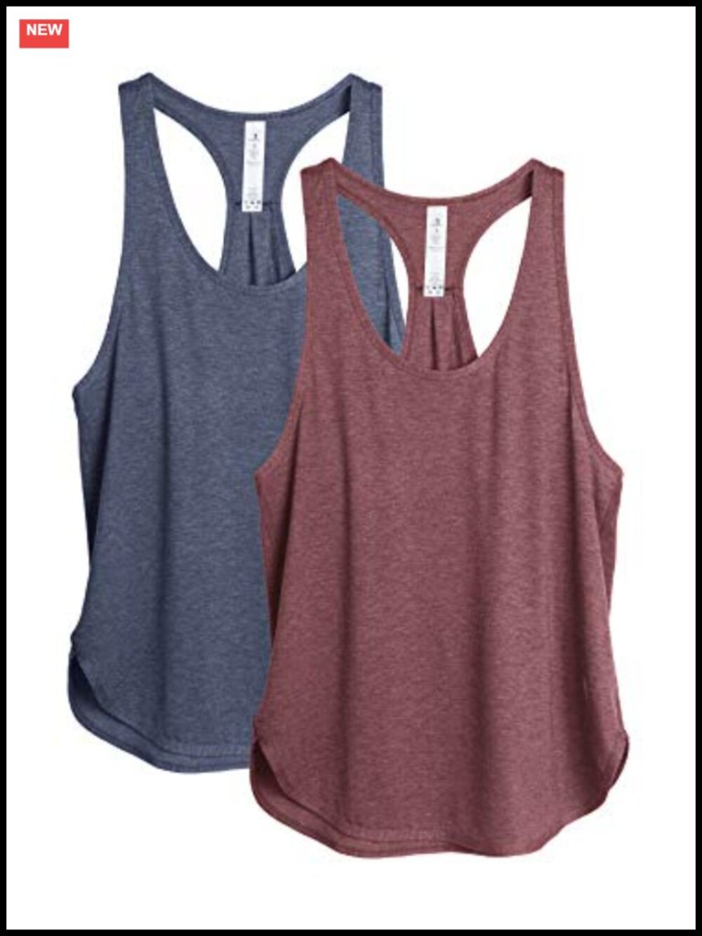 Racerback Workout Tank Top Athletic Fitness Running Yoga